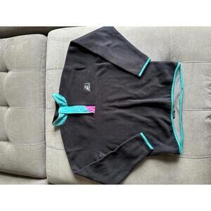 Vintage 1990s Malden Polar Fleece Performance Quarter Zip Jacket